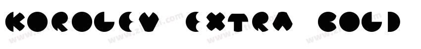 Korolev Extra Bold字体转换